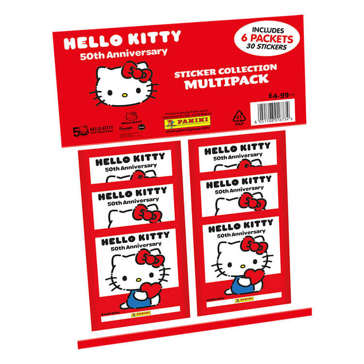 Colección de pegatinas del 50 aniversario de Hello Kitty