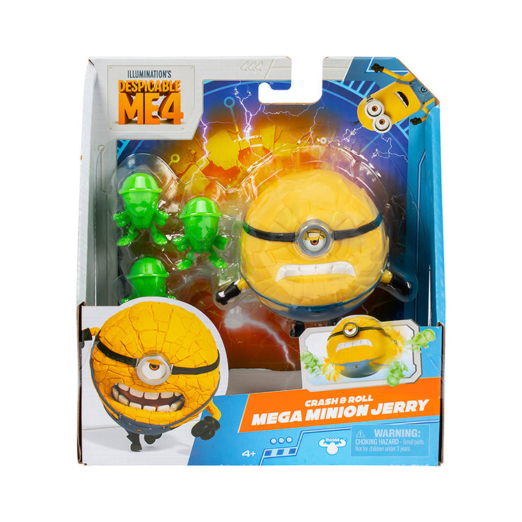 Figura de acción de Despicable Me 4 Mega Minion de 4 pulgadas - Jerry