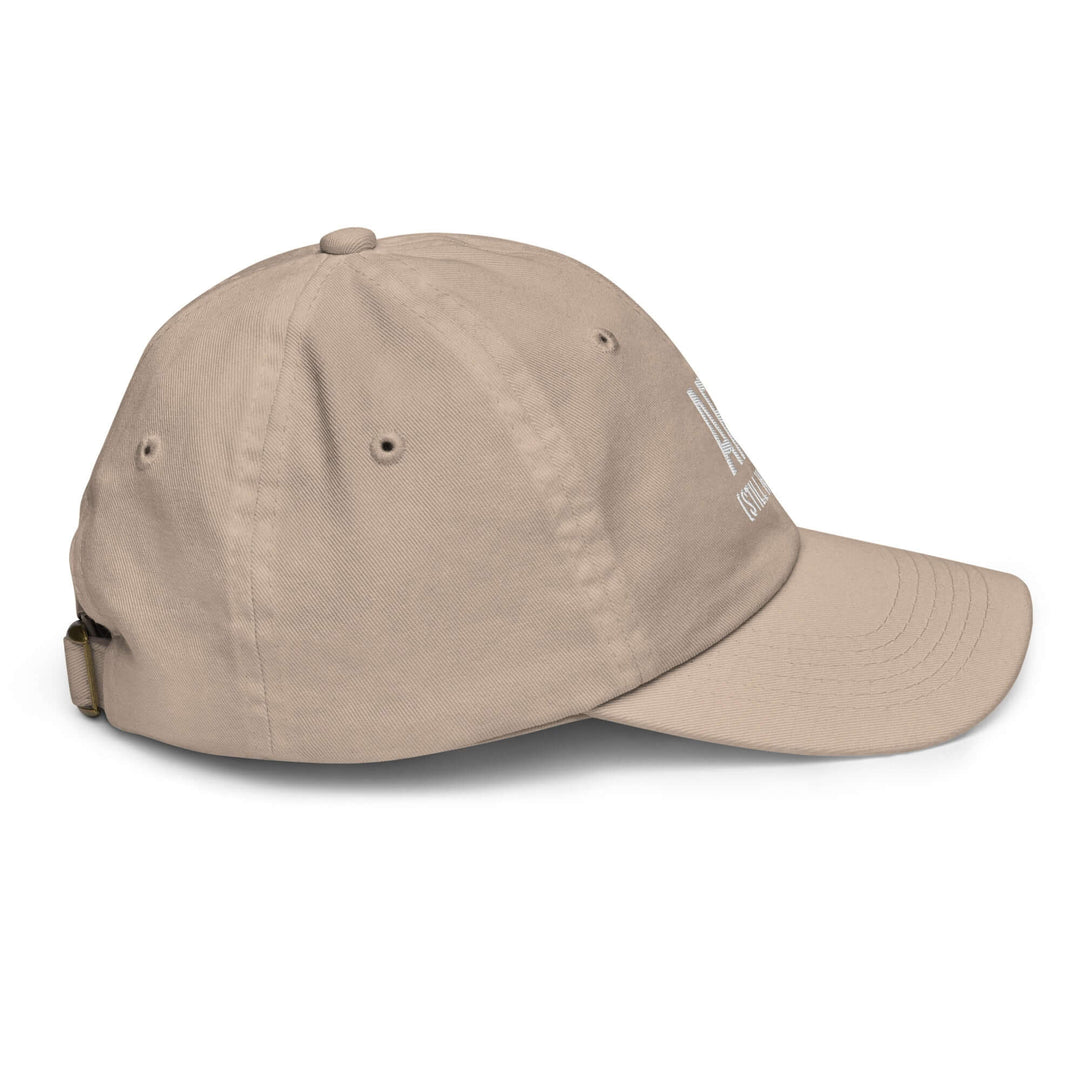 AFK Youth baseball cap in beige with adjustable strap and breathable design.