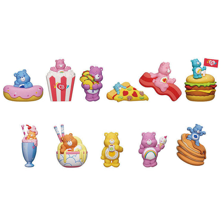 Care Bear Series 2 3D Collectable Keychains featuring various adorable Care Bear designs.