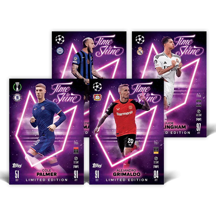 Match Attax: 24/25 Mega Tin 'Time To Shine' (Lata única)