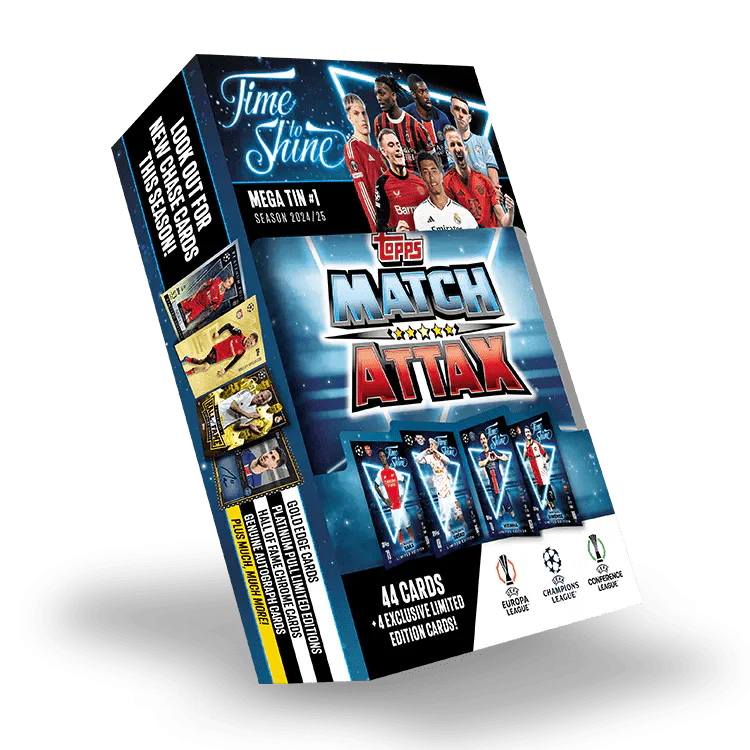 Match Attax: 24/25 Mega Tin 'Time To Shine' (Lata única)