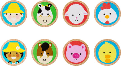 Melissa & DougGO Tots Wooden toy with Collectible CharactersToy: Barnyard TumbleEarthlets