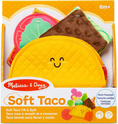 Melissa & DougMulti-Sensory Soft Taco Fill & Spill Infant ToyEarthlets