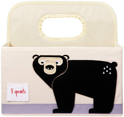 3 SproutsBaby Nappy Caddy - Organiser Basket for NurseryColour Name: Bearfurniture storageEarthlets