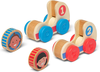 Melissa & DougGO Tots Wooden toy with Collectible CharactersToy: Barnyard TumbleEarthlets