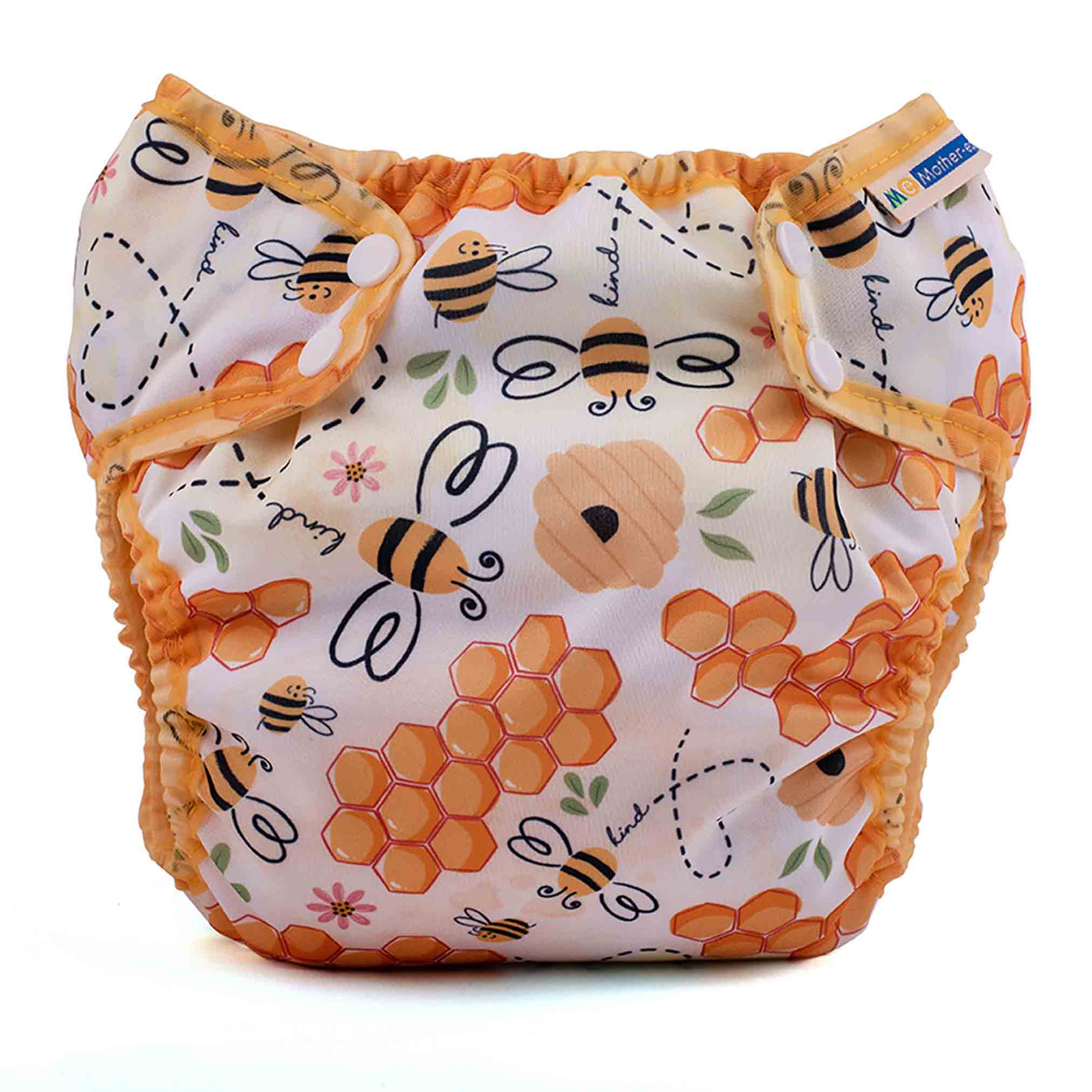 Mother-easeWizard Duo CoverColour: Bee KindSize: XLreusable nappiesEarthlets