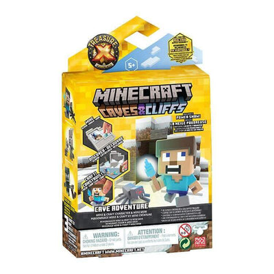 Moose Toys Treasure X Series 2 Minecraft Caves & Cliffs Adventure Pack Toys Earthlets