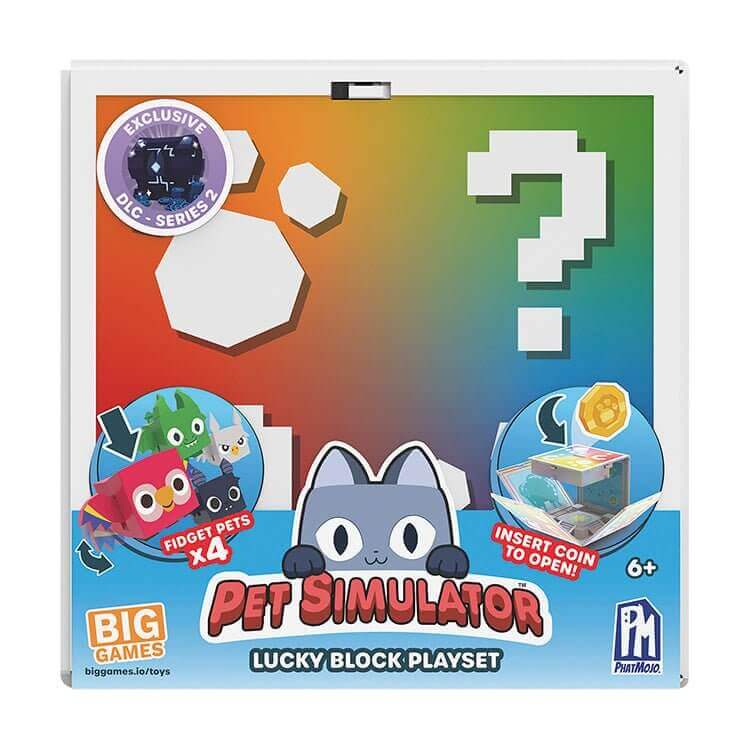 PhatMojo Pet Simulator Series 2 Lucky Block Playset Action Figures Earthlets