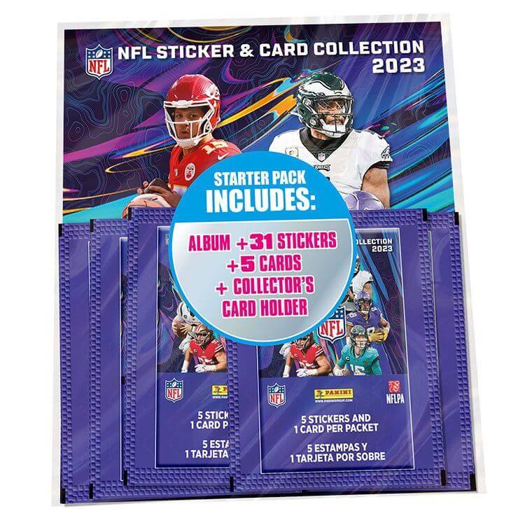 Panini NFL 2023/24 Sticker Collection Product: Starter Pack Sticker Collection Earthlets