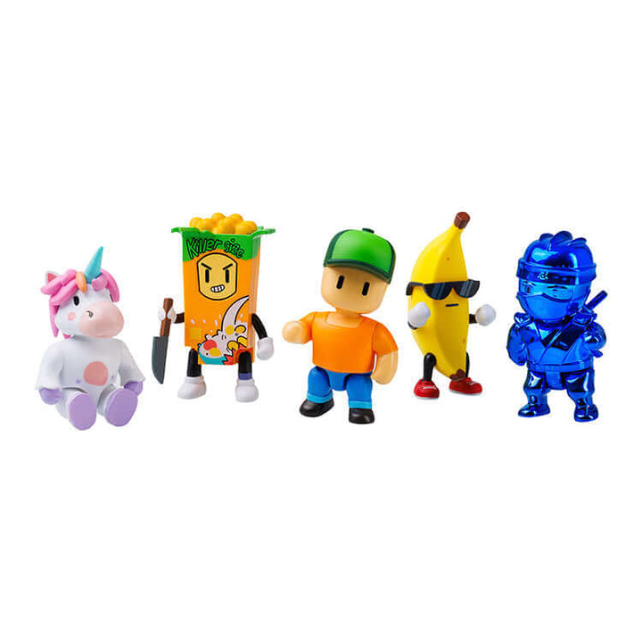 PMI Stumble Guys Action Figures 5PK Mini Figures Earthlets