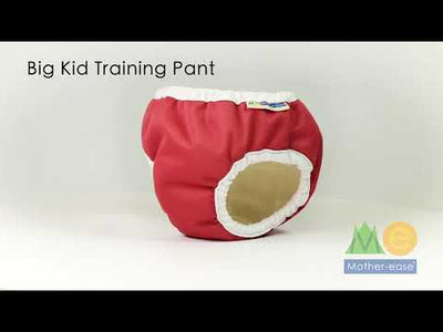 Mother-easeBig Kid Training PantsColour: Bee KindSize: Spotty training reusable pantsEarthlets