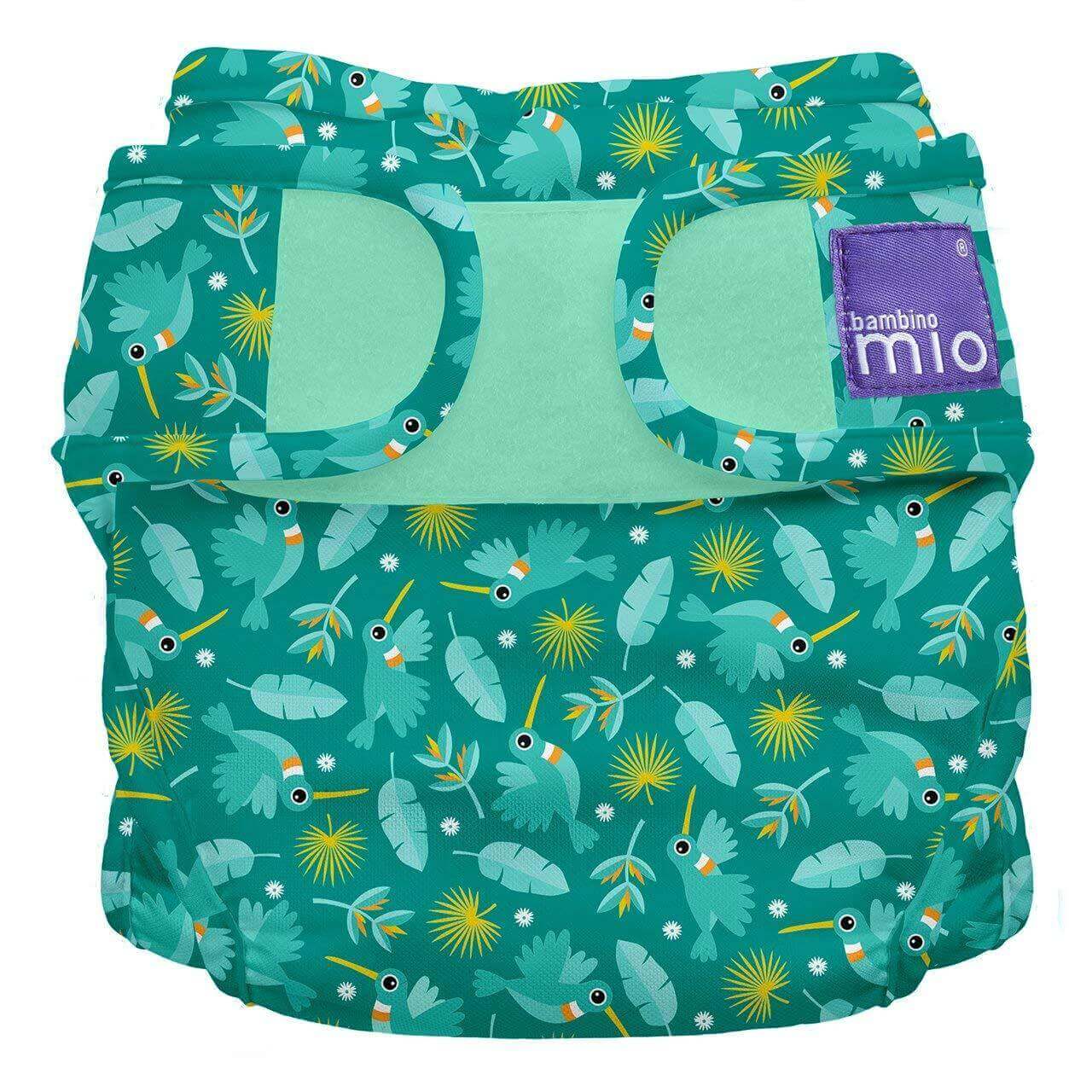 Bambino Mio Mioduo Reusable Nappy Cover Size: Size 1 Colour: Hummingbird reusable nappies nappy covers Earthlets