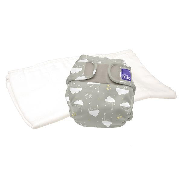 Bambino MioMioduo Two-Piece NappySize: Size 1Colour: Cloud Ninereusable nappiesEarthlets