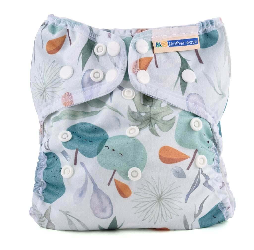 Mother-ease Wizard Uno Organic Cotton - One Size Colour: Bee Kind Size: OS reusable nappies Earthlets