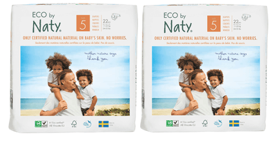 NatySize 5 Nappies - 22 packMulti Pack: 2disposable nappies size 5Earthlets