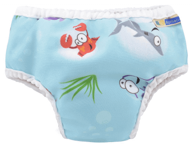 Mother-ease Big Kid Training Pants Colour: Ocean Size: M potty training reusable pants Earthlets
