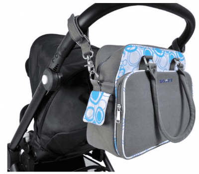 DookyChanging Bag with Pull and Wipe Aqua Circleschanging change bagsEarthlets