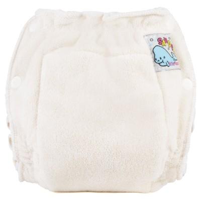 Mother-ease Sandy's Fitted Nappy Colour: Natural Size: XS reusable nappies Earthlets