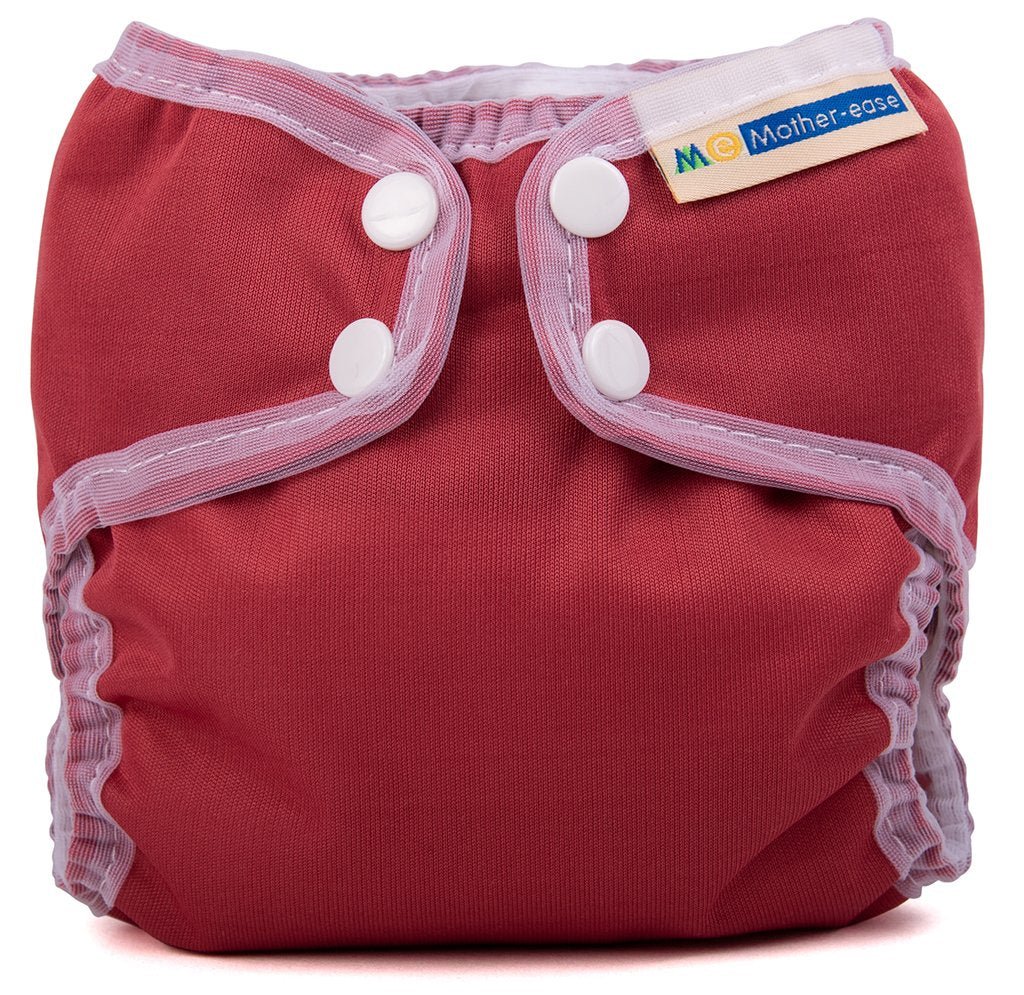 Mother-easeWizard Uno Organic Cotton - NewbornColour: Cranberryreusable nappiesEarthlets