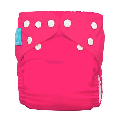 Charlie BananaOne Size Hybrid AIO - Nappy and 2 InsertsColour: Fluorescent Hot Pinkreusable nappies liners and boostersEarthlets