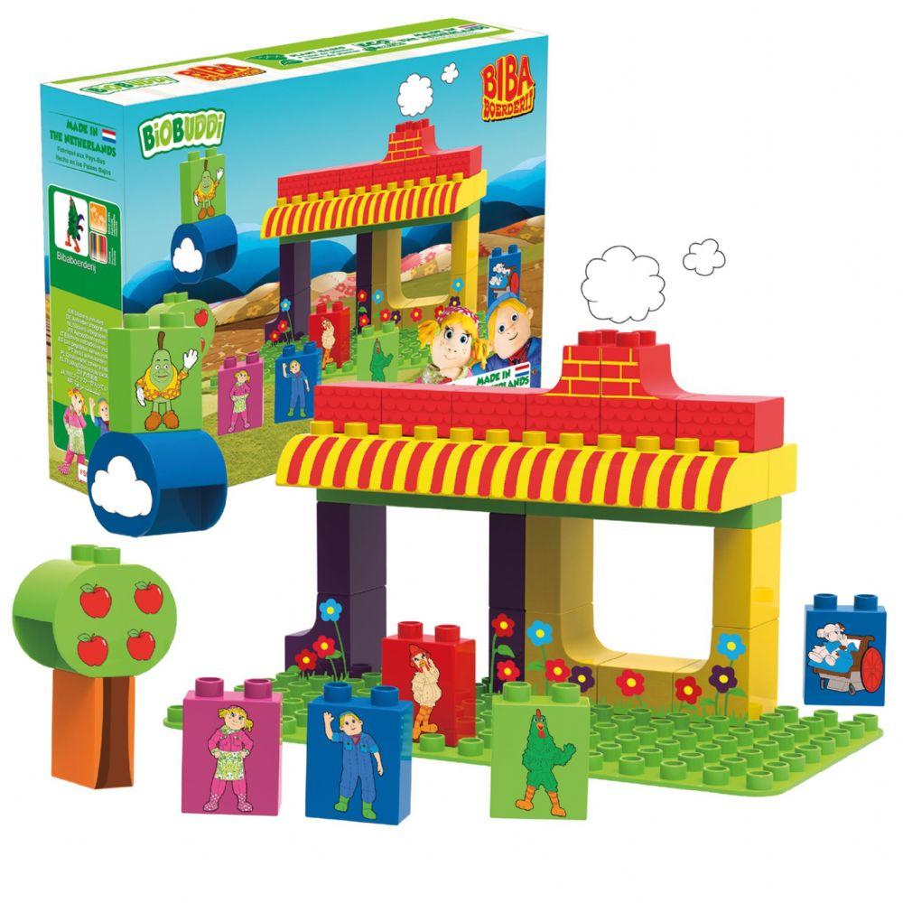 BioBuddiEnvironmentally Friendly Building blocks Farmhouse age 1.5 to 6 yearsplay educational toysEarthlets