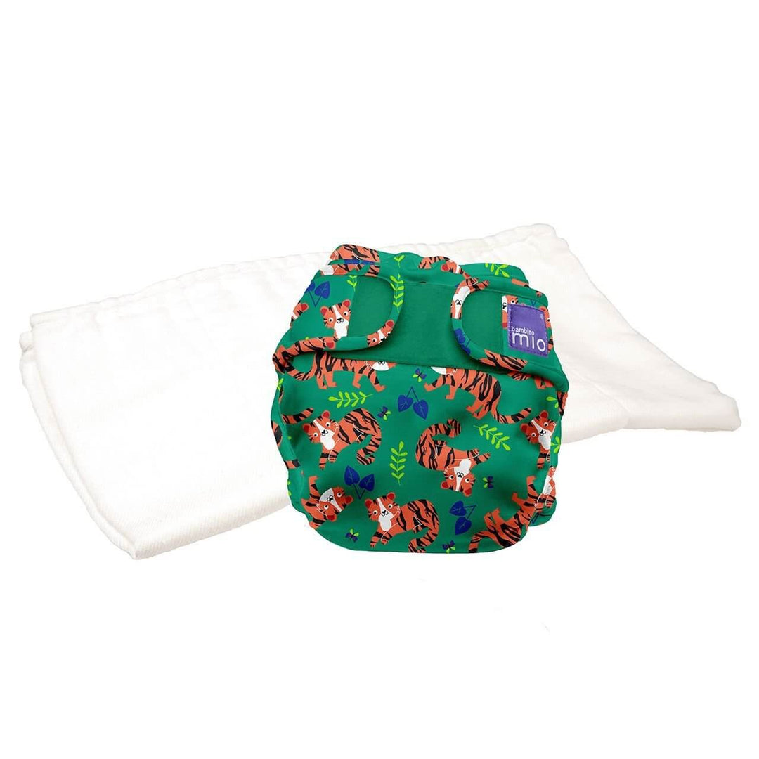 Bambino Mio Mioduo Two-Piece Nappy Size: Size 2 Colour: Tiger Tango reusable nappies Earthlets