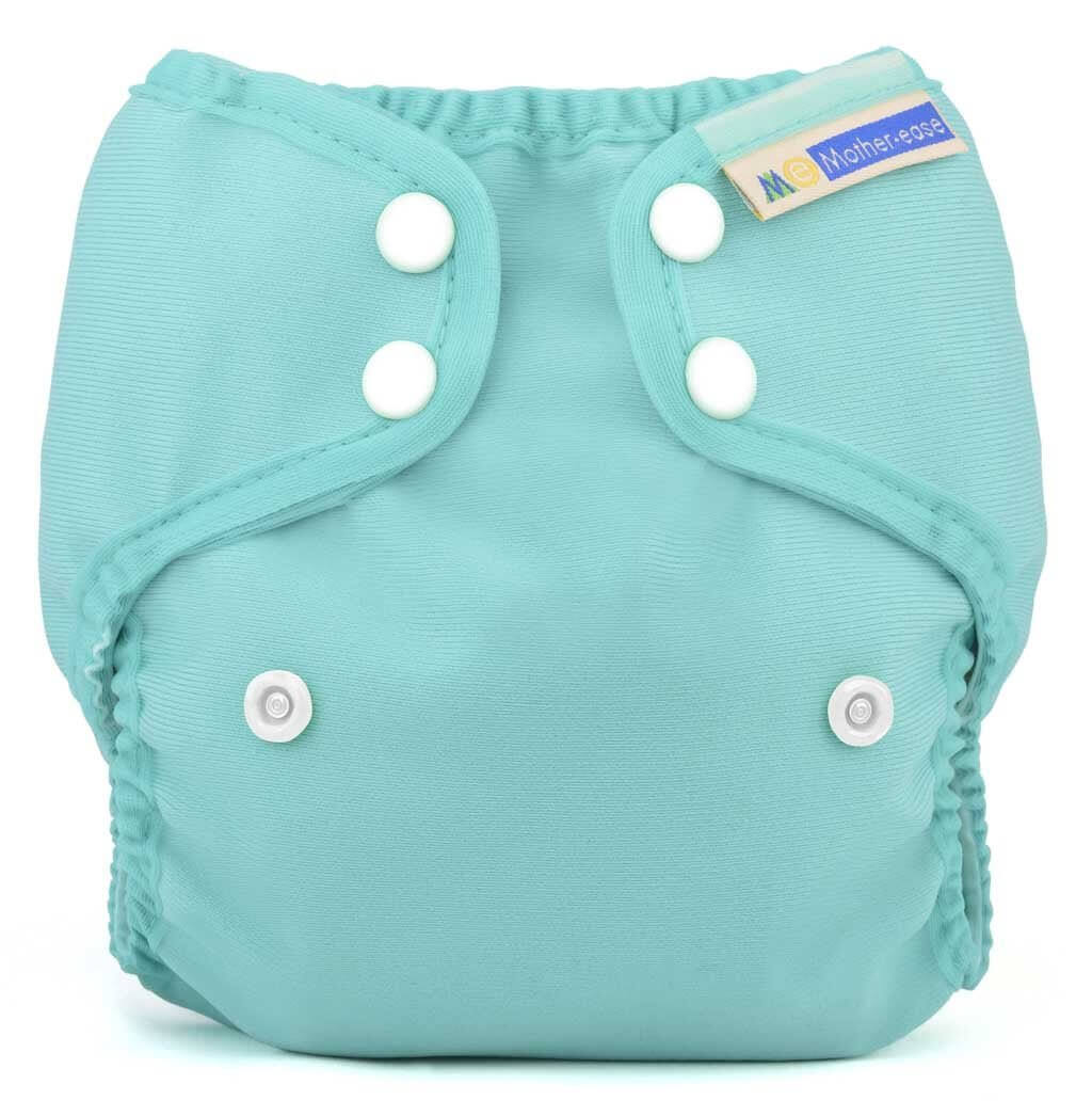 Mother-ease Wizard Duo Cover Colour: Teal Size: XS reusable nappies Earthlets