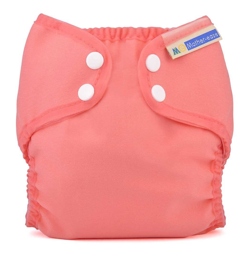Mother-ease Wizard Duo Cover Colour: Coral Size: M reusable nappies Earthlets