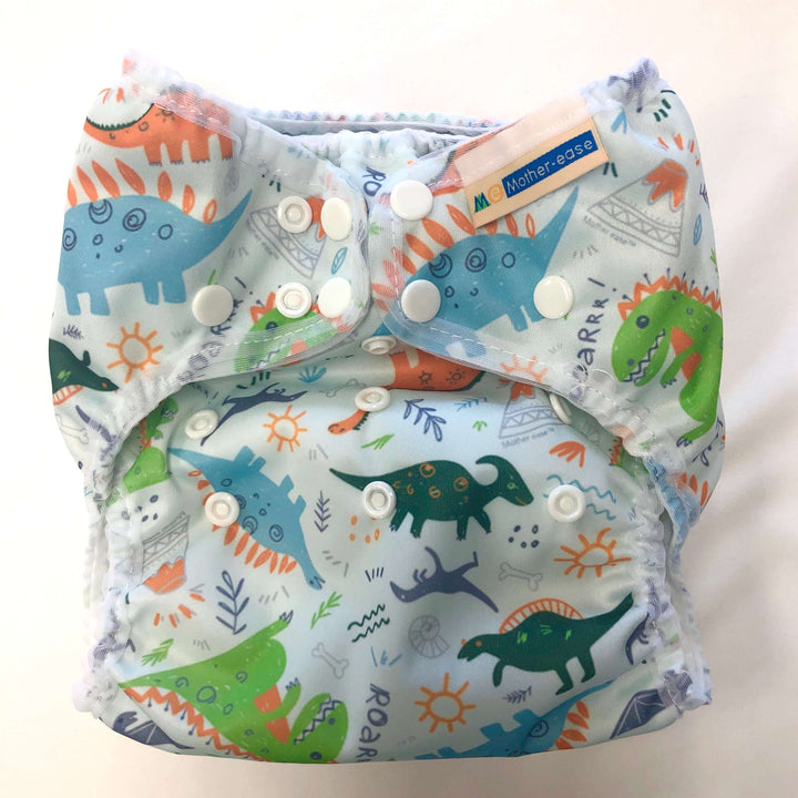 Mother-ease Wizard Uno Organic Cotton - One Size Colour: Bee Kind Size: OS reusable nappies Earthlets